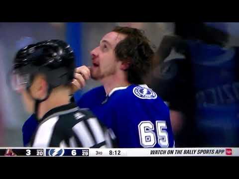 nhl hockey fight maxwell crozierlightning vs lawson crousecoyotes