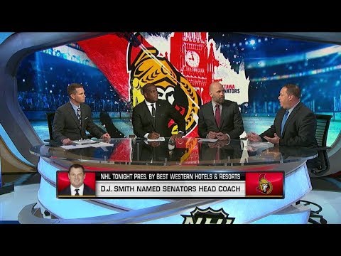 nhl tonight d j smith the senators hire d j smith as their new head coach may 23 2019