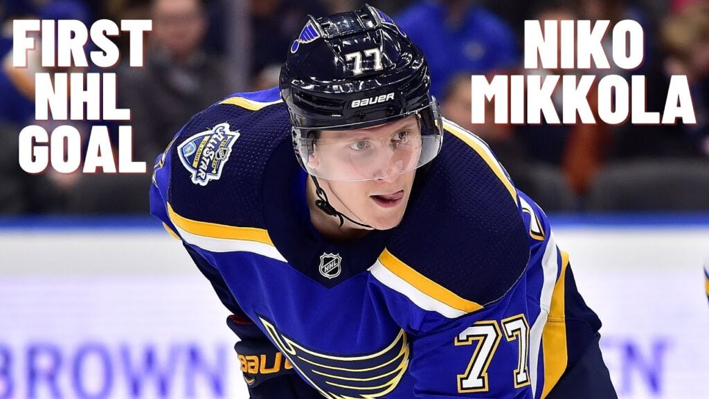 niko mikkola 77 st louis blues first nhl goal mar 8 2021