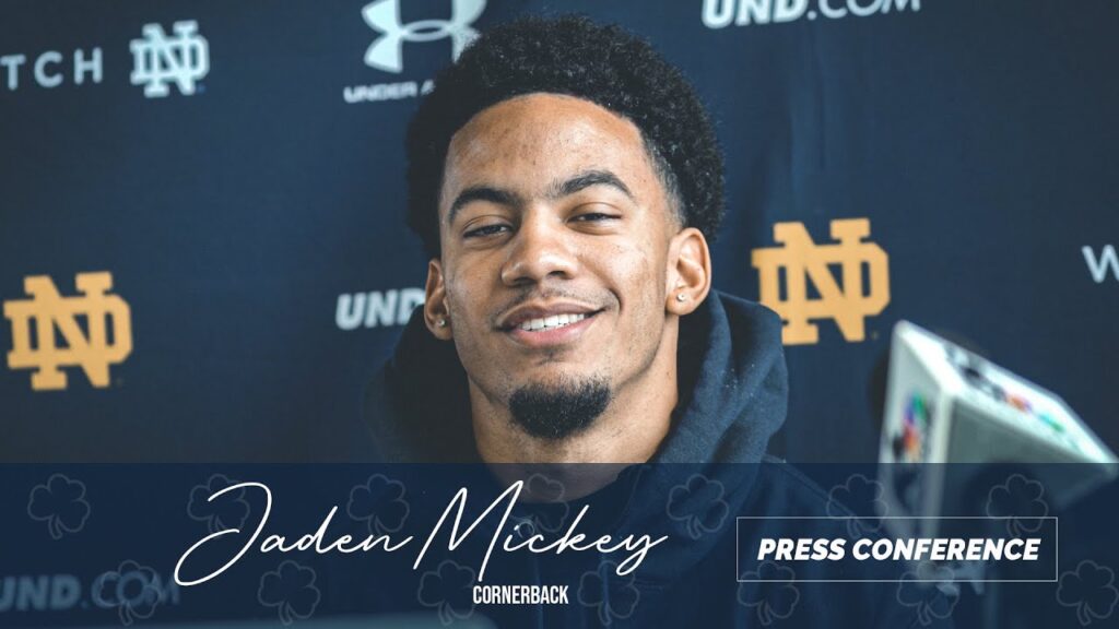 notre dame cb jaden mickey on nickel hs competition and committing without visiting