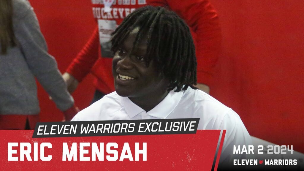 ohio state defensive end eric mensah discusses his relationships with eddrick houston larry johnson