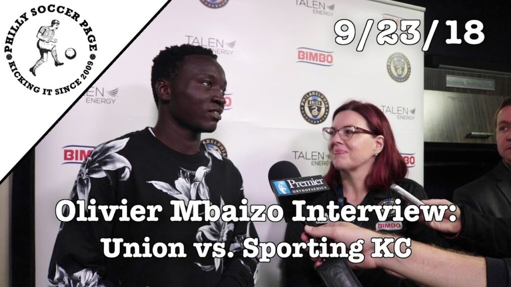 olivier mbaizo interview union vs sporting kc 9 23 18 1