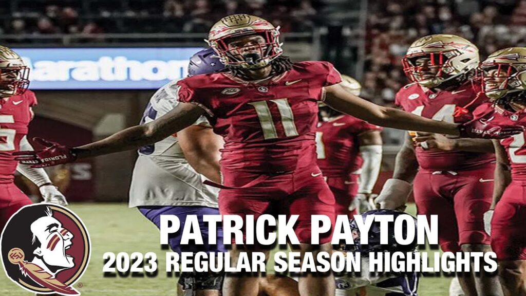 patrick payton 2023 regular season highlights florida state dl