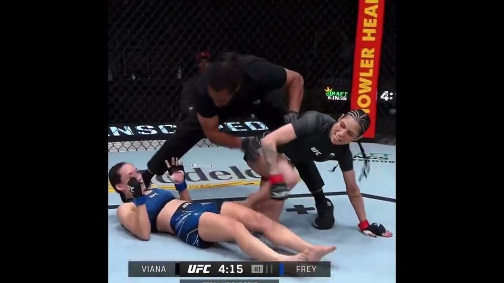 polyana viana gets a ko in 45 seconds