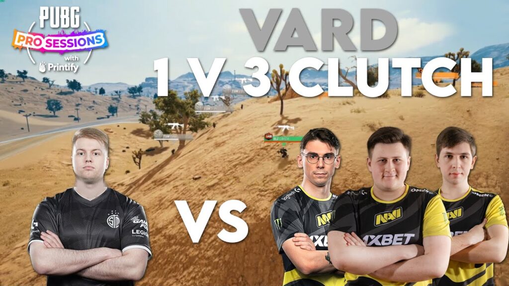 pubg pro sessions tsm vard 1v3 clutch