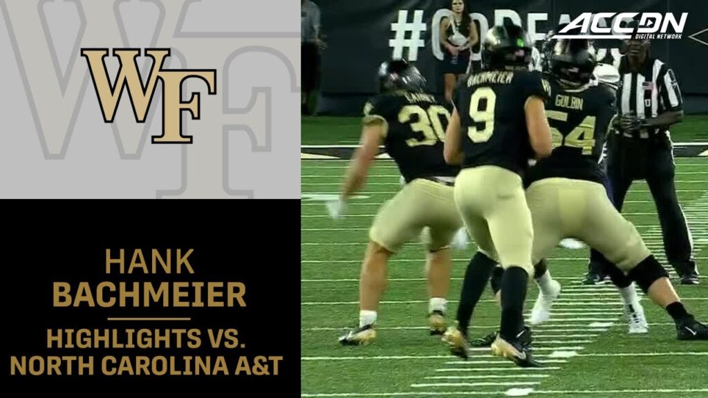 qb hank bachmeier puts on a show in wake forest debut