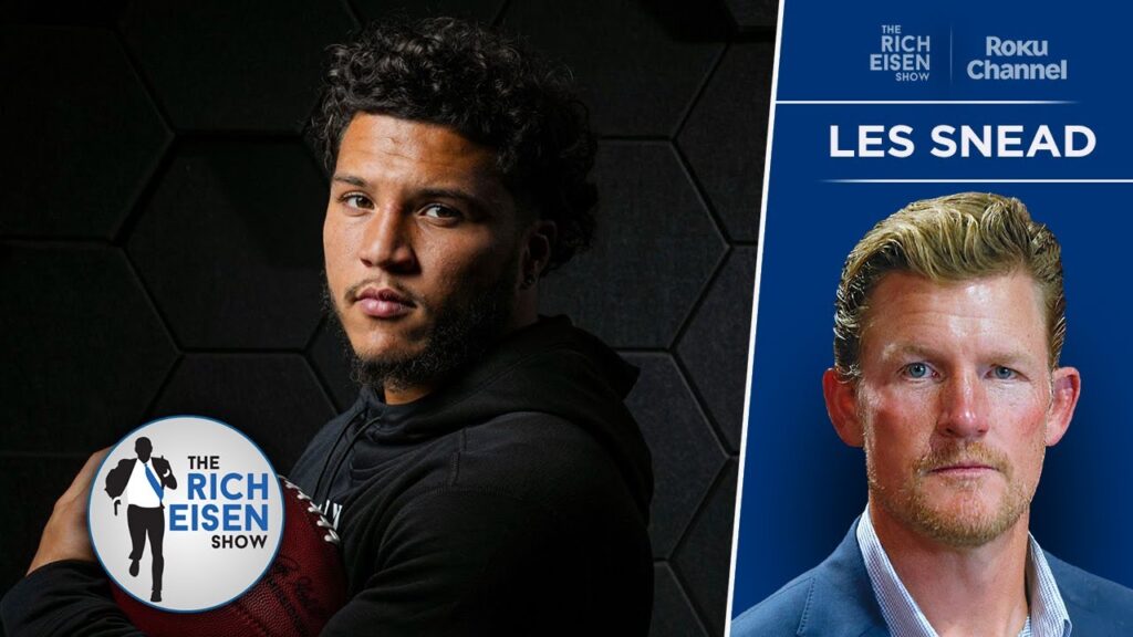 rams gm les snead reveals why the rams drafted michigan rb blake corum the rich eisen show