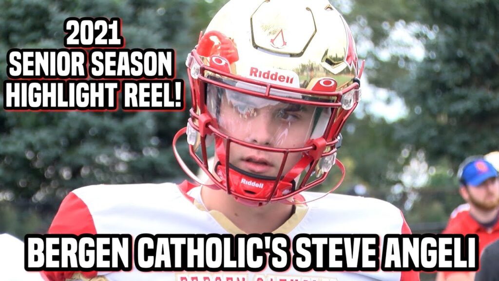 steve angeli bergen catholic qb senior season highlight reel notre dame signee