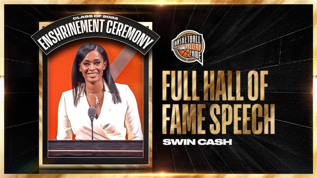 swin cash hall of fame enshrinement speech