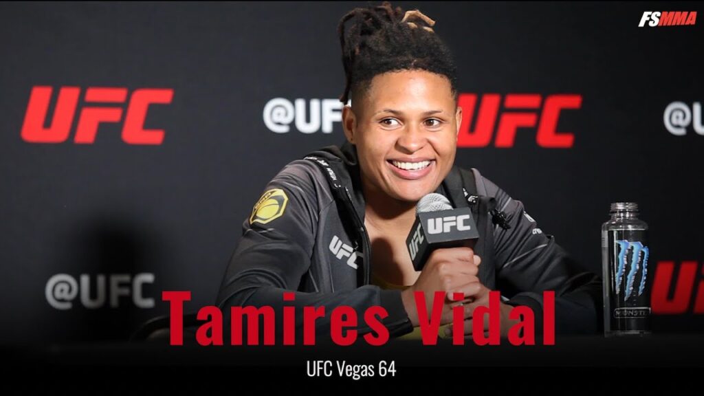 tamires vidal ufc vegas 64 full post fight interview