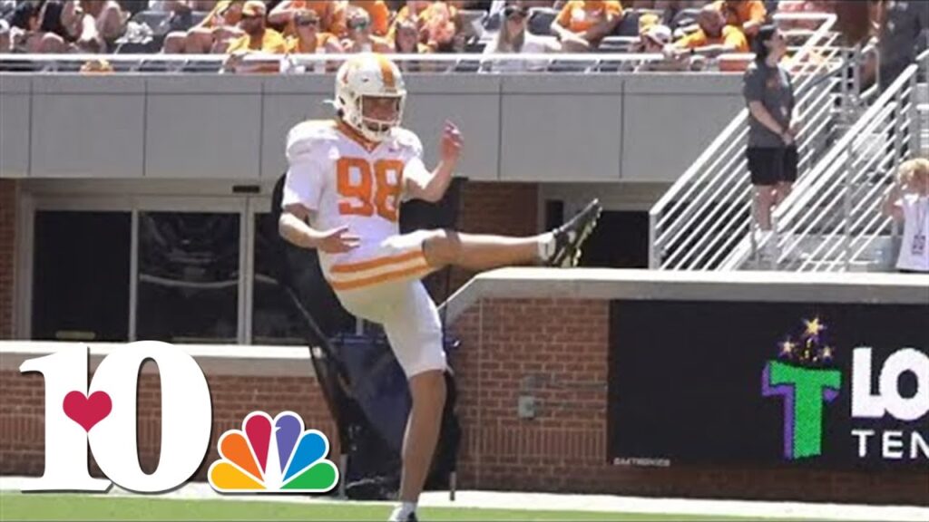 tennessee punter jackson ross says he has a better arm than coach josh heupel