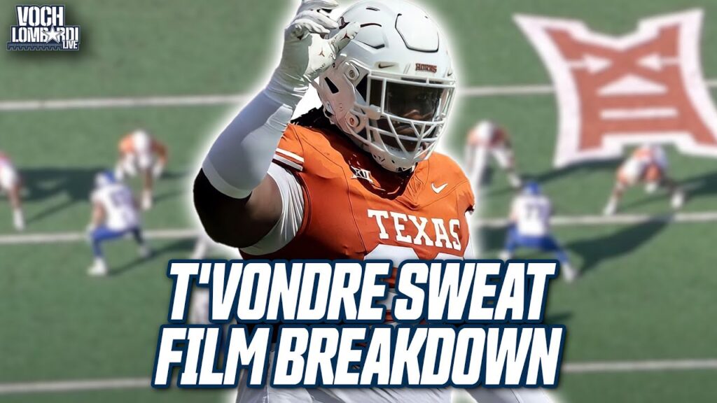 tennessee titan rookie dt tvondre sweat is a menace nfl draft film breakdown voch lombardi live