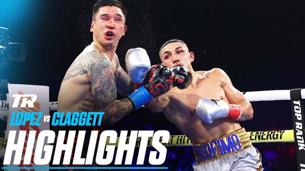 teofimo lopez retains his title with decision over steve claggett fight highlights