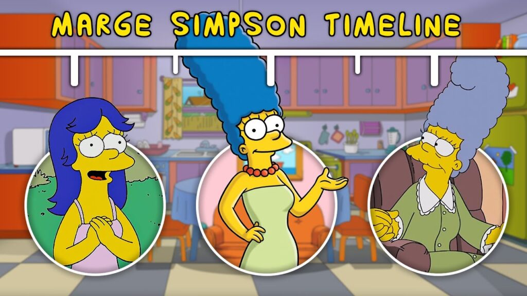 the complete marge simpson timeline the simpsons theory face reveal