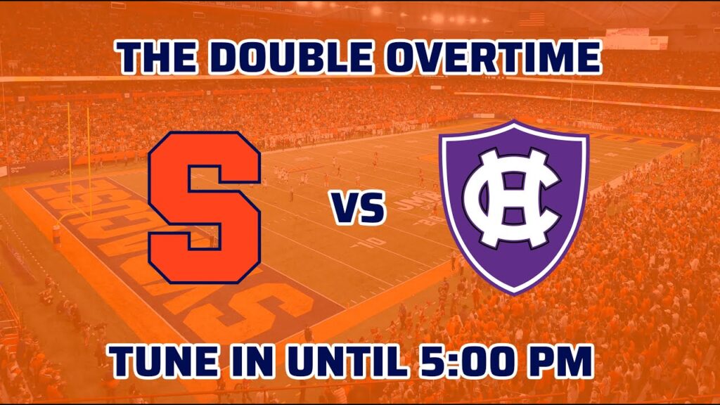 the double overtime syracuse vs holy cross september 28th 2024