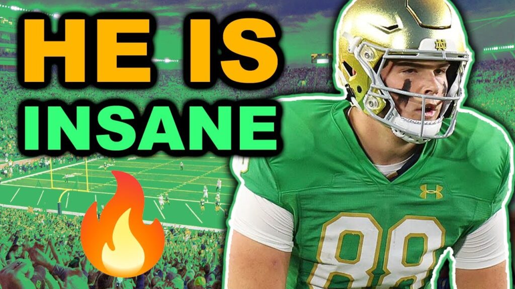 the next great notre dame playmaker has arrived meet mitchell evans