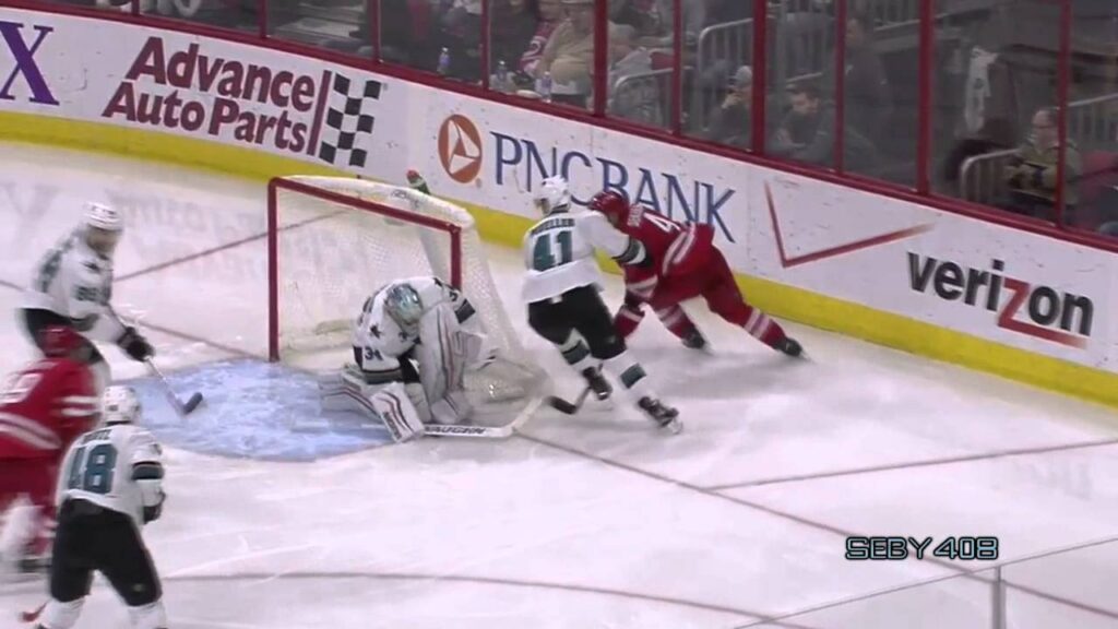 troy grosenick debut amazing saves vs carolina hurricanes