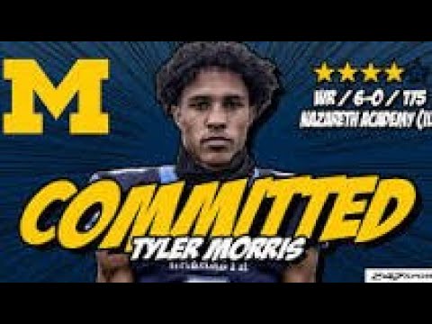 tyler morris 4 star e2ad90efb88fe2ad90efb88fe2ad90efb88fe2ad90efb88f wr commits to michigan michigan football recruiting
