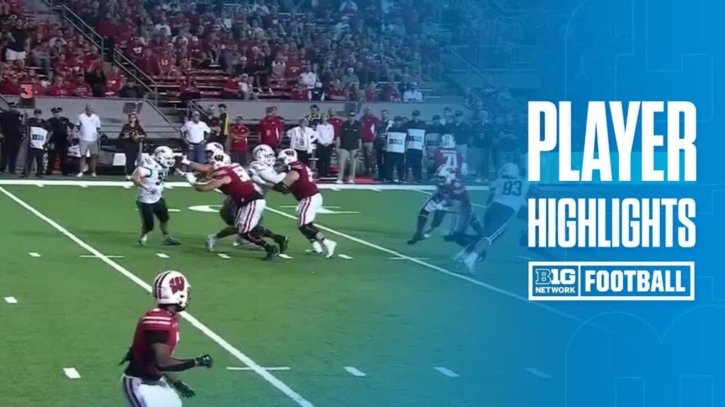 tyler van dyke highlights vs western michigan broncos wisconsin football 08 30 2024