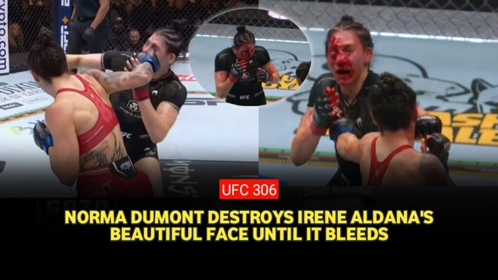 ufc 306 results norma dumont wins bloody battle with irene aldana