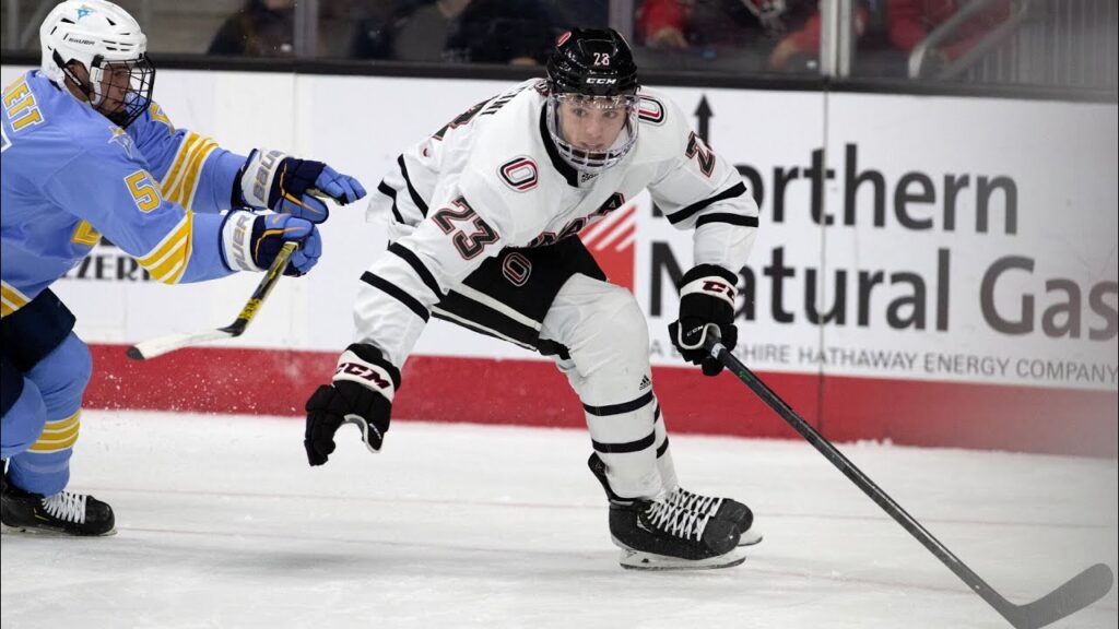 uno defenseman victor mancini selected in the nhl draft