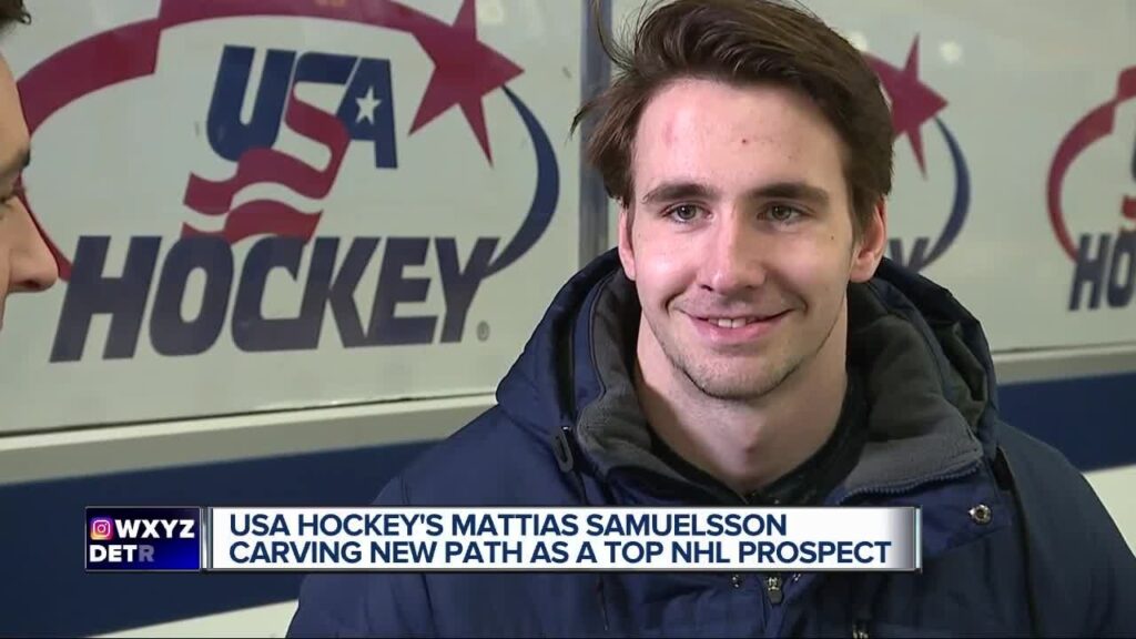 usa hockeys mattias samuelsson has the name and the game of an nhl player