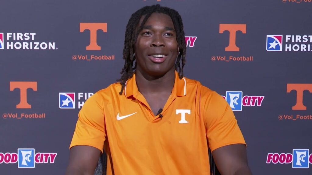 vols lb edwin spillman discusses fall camp tennessee football