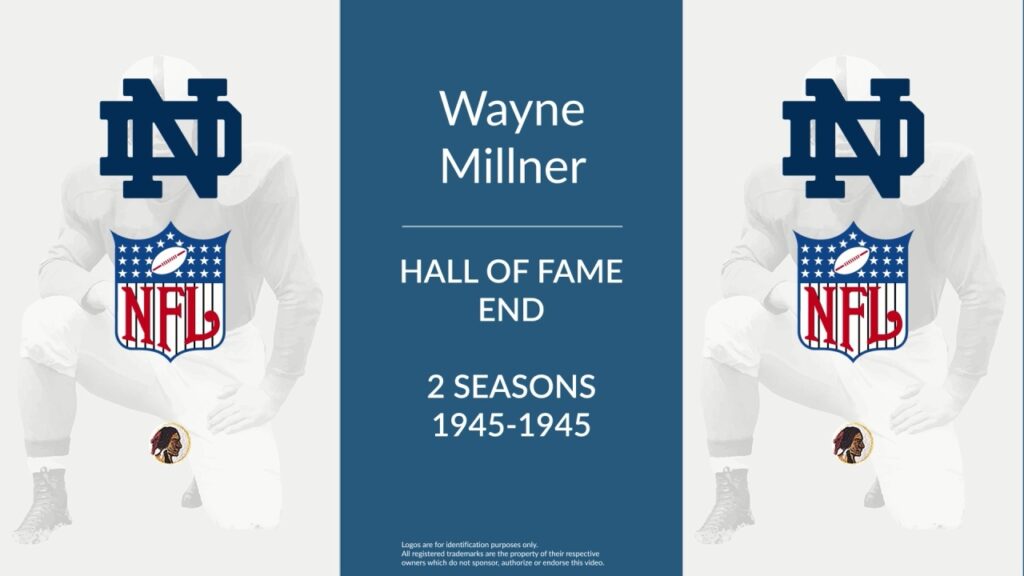wayne millner hall of fame football end