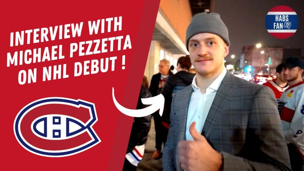 we met michael pezzetta after his nhl debut