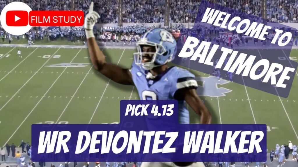 what does devontez walker bring to the baltimore ravens 2024 nfl draft film breakdown