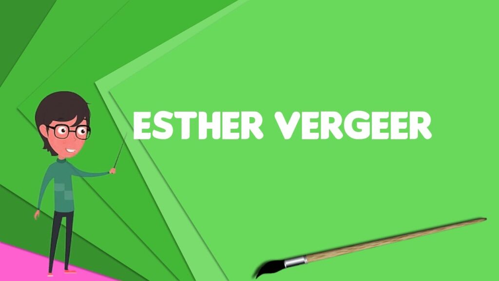 what is esther vergeer explain esther vergeer define esther vergeer meaning of esther vergeer