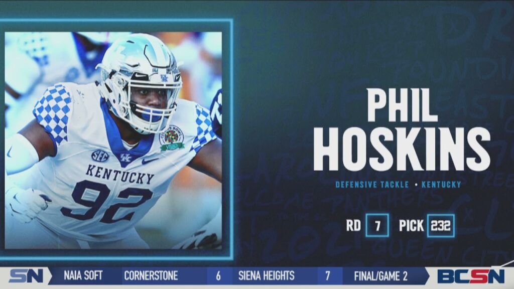 whitmer alum phil hoskins drafted by panthers