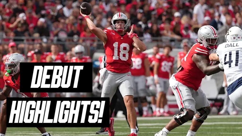 will howard ohio state debut highlights vs akron
