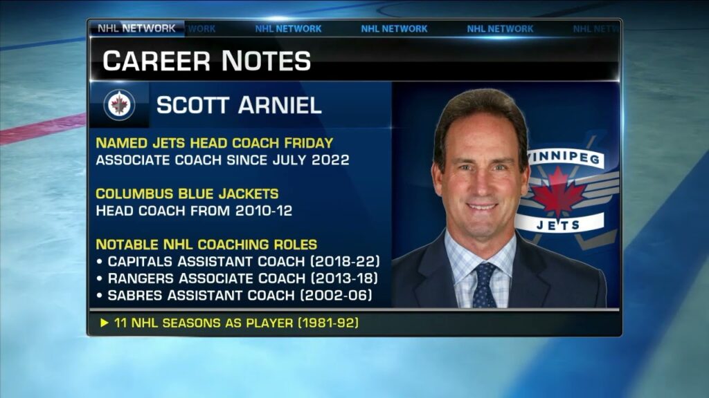 winnipeg jets hire scott arniel as head coach