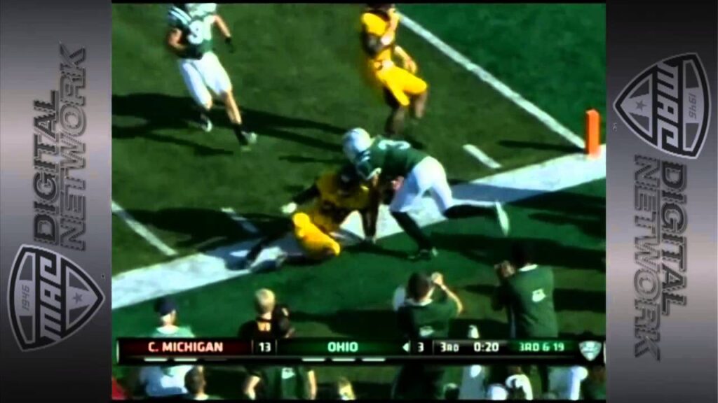 10 12 2013 central michigan vs ohio football highlights