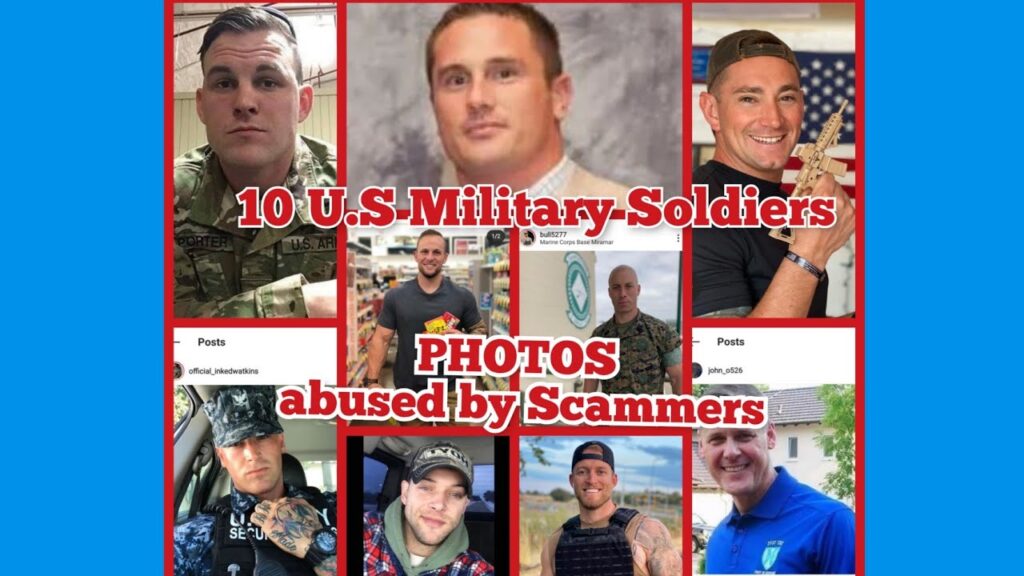 10 us military soldiers photos used by scammers catfish romance scams