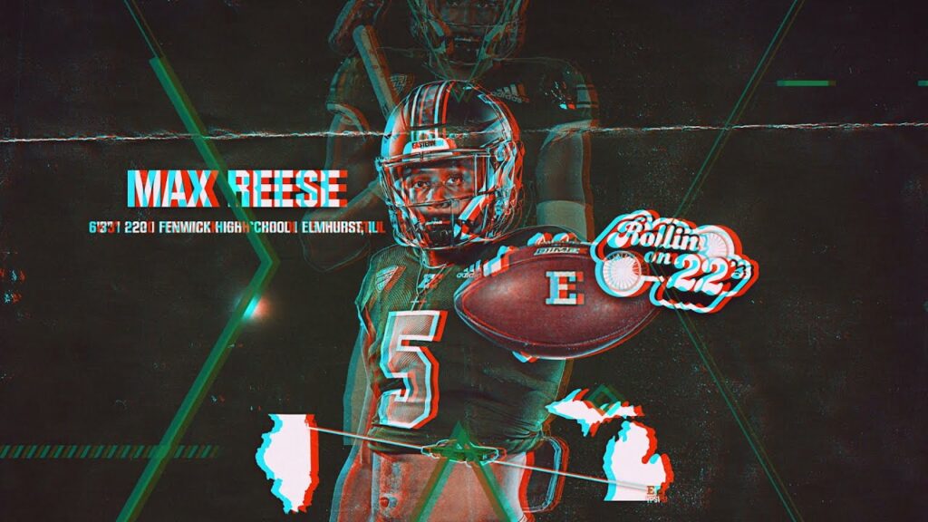 2021 emu football signing day max reese