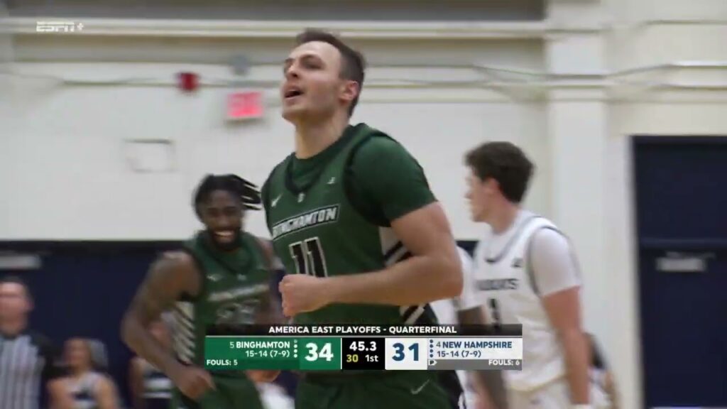2024 mens aeplayoffs highlights 4 new hampshire vs 5 binghamton