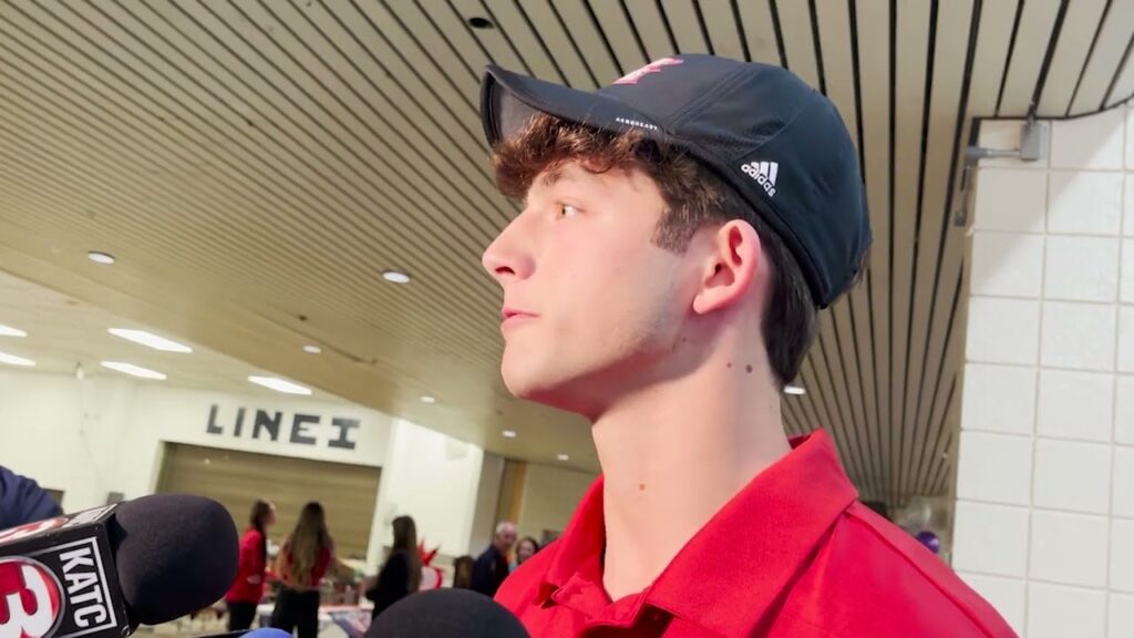 2024 st thomas more wr landon strother signs with hometown ragin cajuns where uncle played