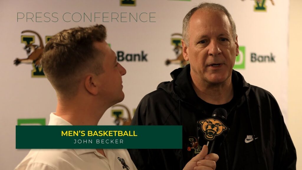 2024 vermont basketball media day john becker
