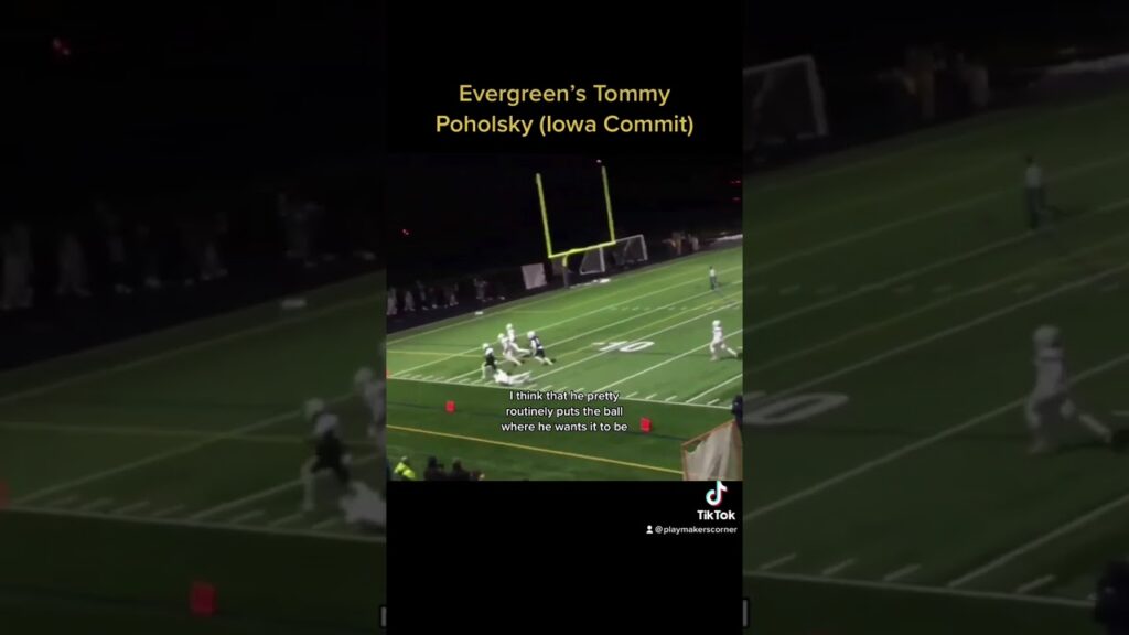 5 class of 23 quarterback in colorado evergreens tommy poholsky iowa commit