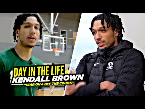 5 star kendall brown is a star on off the court day in the life w future nba star