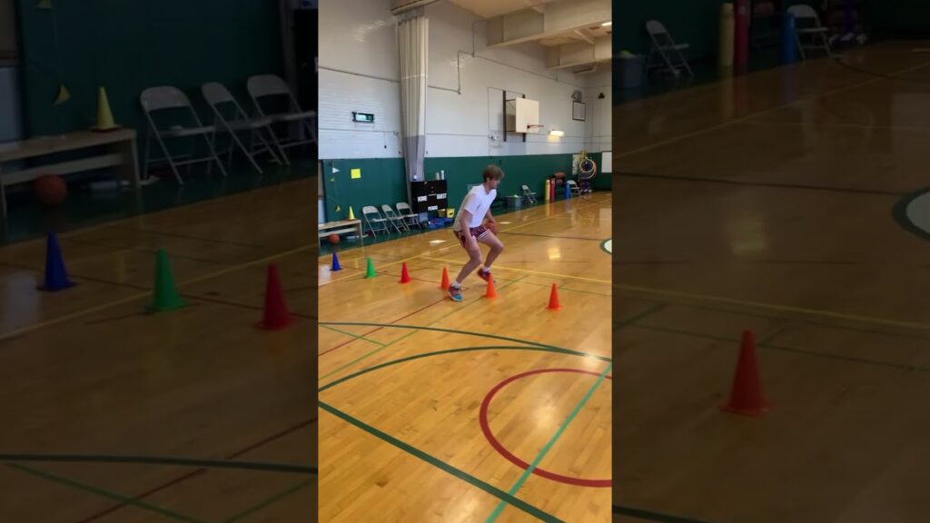68 seth joba vermont commit going thru a ball handling circuit