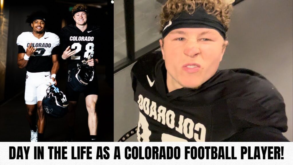 a day in the life as a d1 athlete colorado football player and biomedical engineering major