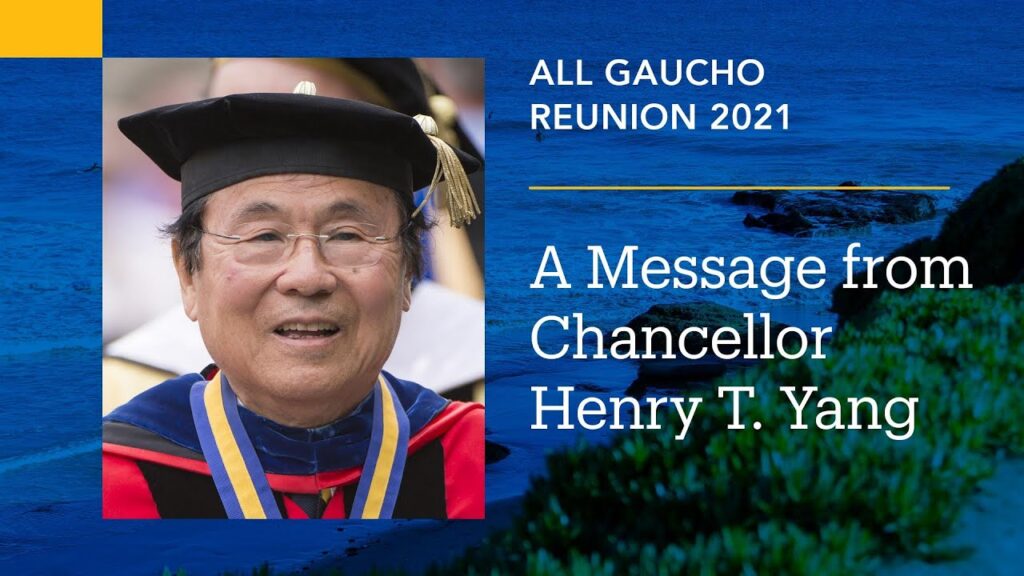a message from chancellor henry t yang agr 2021