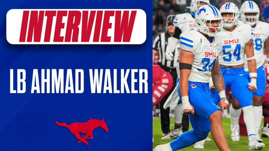 ahmad walker talks year 2 in smu defense how linebackers are coming together in spring practice