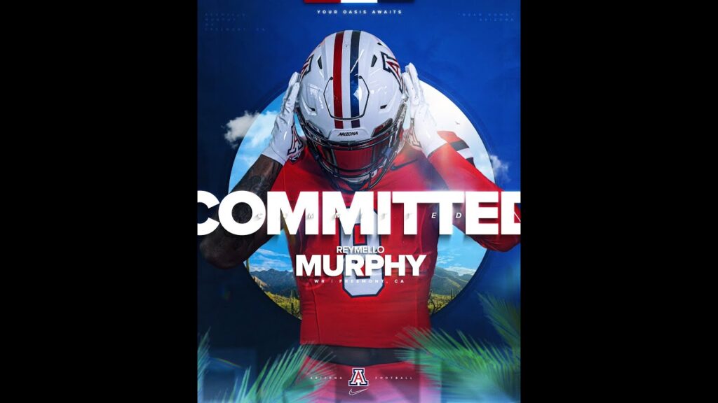 arizona lands the no 4 wr reymello murphy from the transfer portal