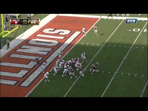 arkansas state at illinois football highlights