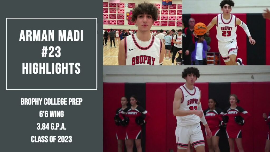 arman madi 2023 season highlights brophy college prep