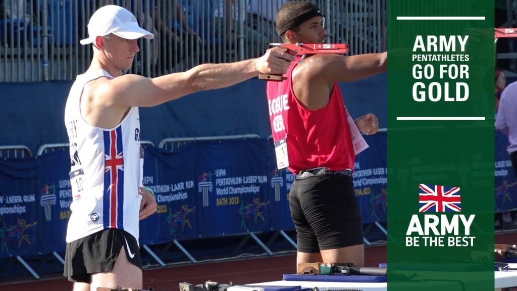 army pentathletes go for gold british army